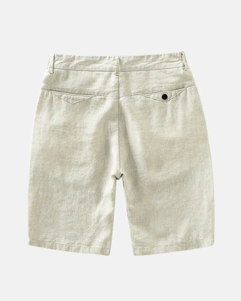 Bermudas de lino entalladas - LOVRA DESIGN