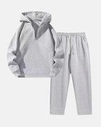 Conjunto de sudadera con media cremallera y pantalón - LOVRA DESIGN