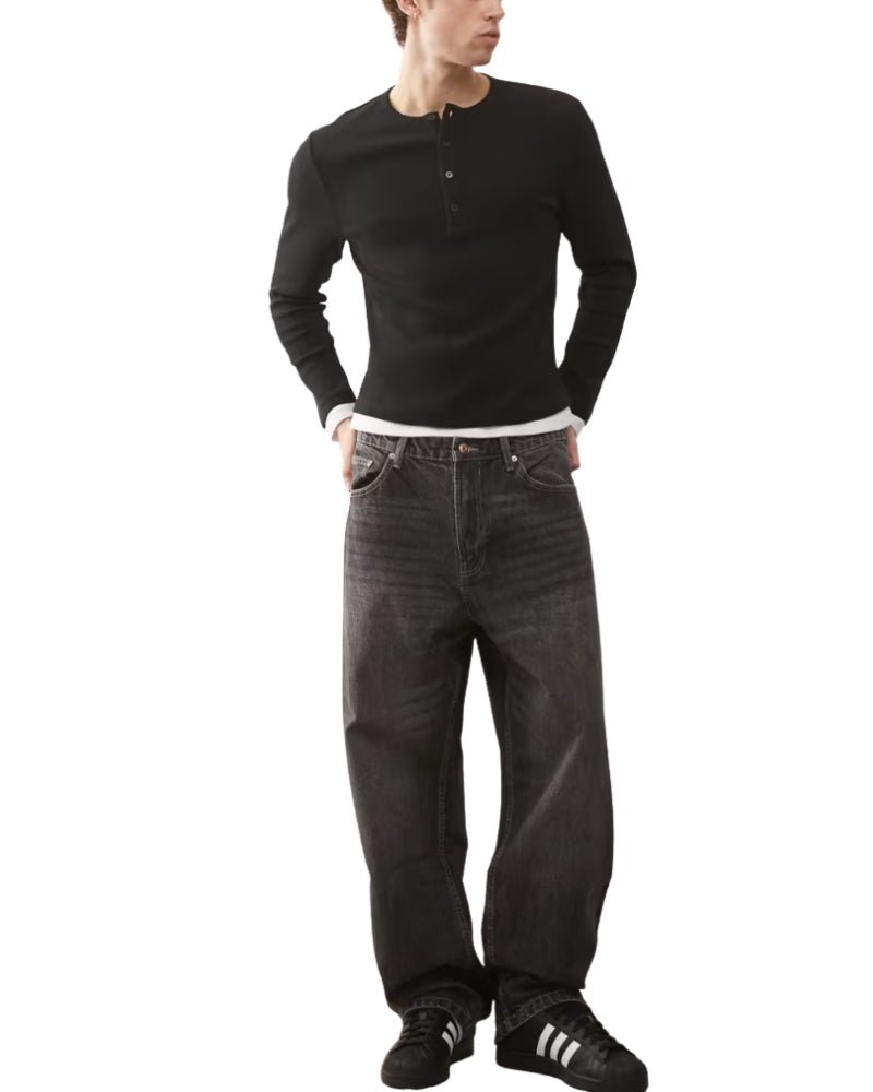 Camiseta henley de doble capa Union - LOVRA DESIGN