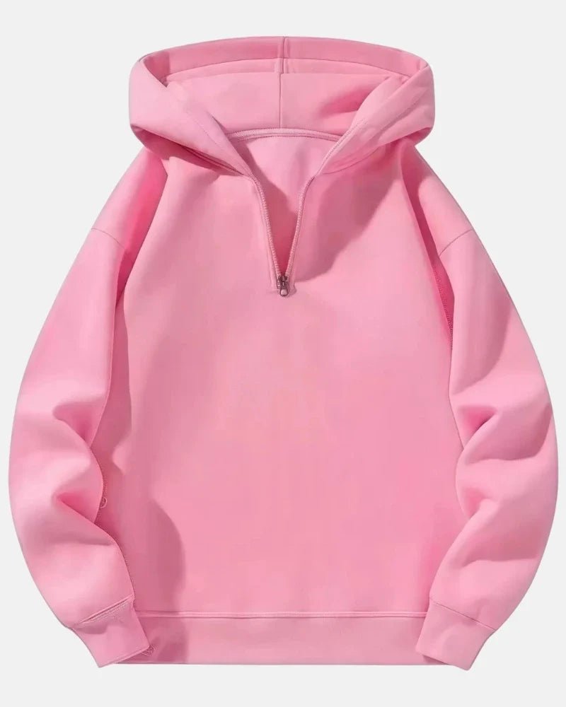 Conjunto de sudadera con media cremallera y pantalón - LOVRA DESIGN