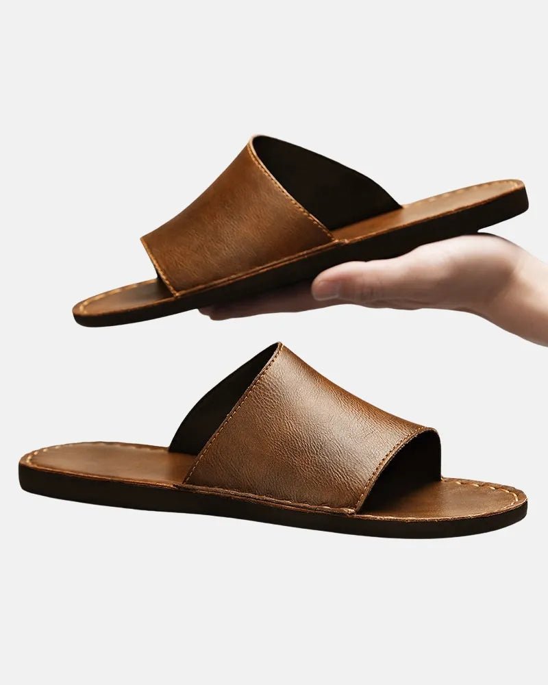 Sandalias de piel auténtica Tavola - LOVRA DESIGN