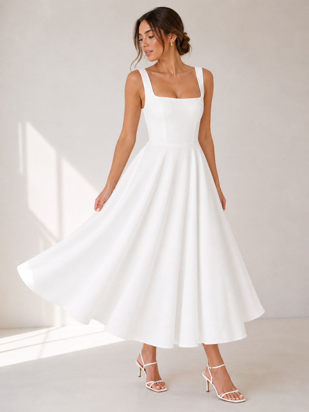 Mediterranean Essence Minimal Long Dress
