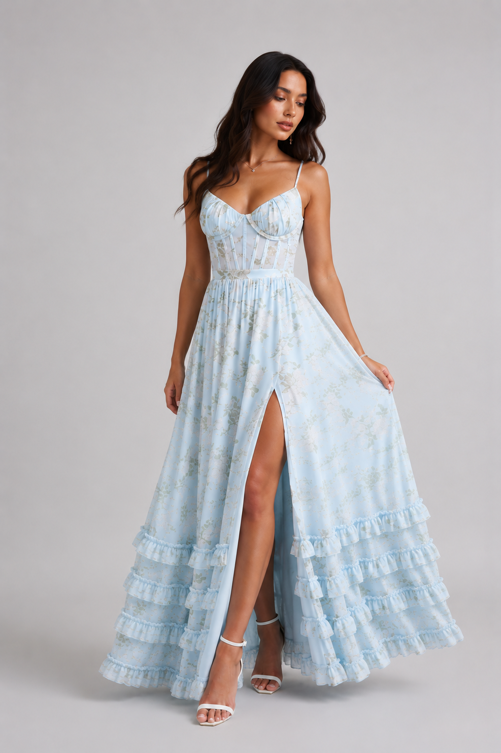 Vestido boho fluido romántico