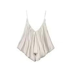 Asymmetric Satin Top Bronze Glow