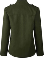Chaqueta Corta Estilo Militar