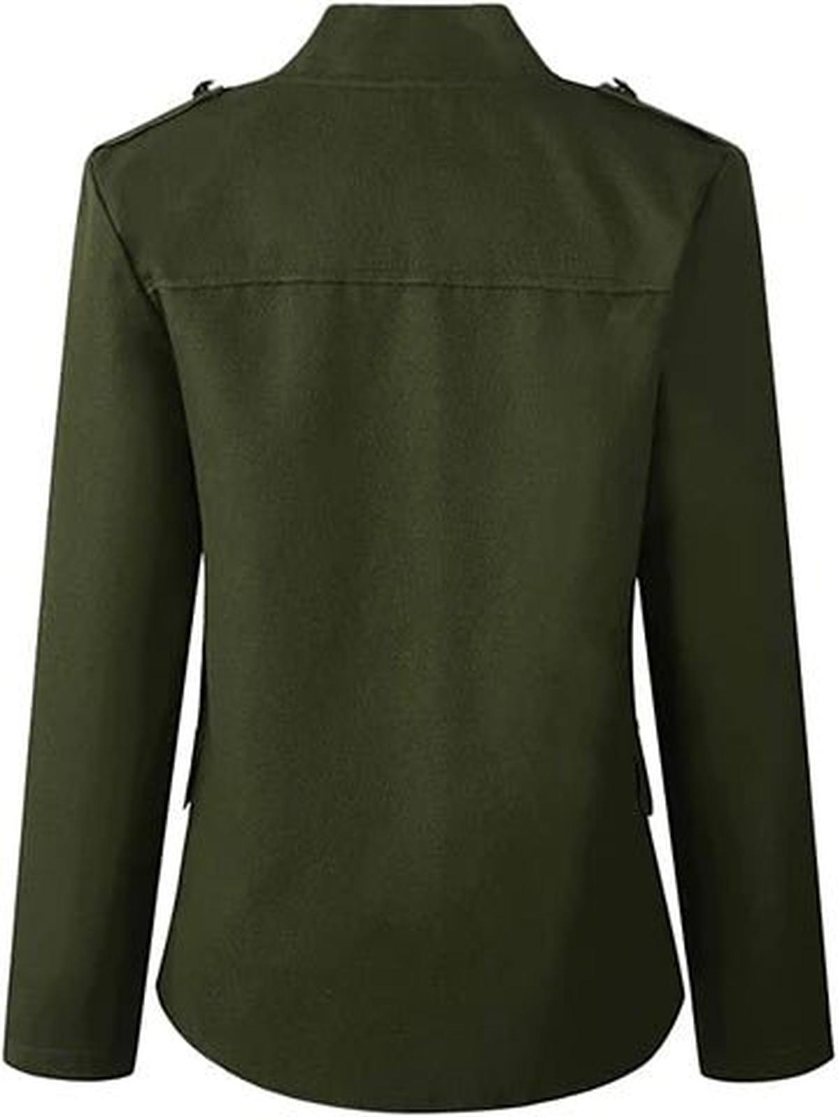 Chaqueta Corta Estilo Militar