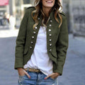 Chaqueta Corta Estilo Militar