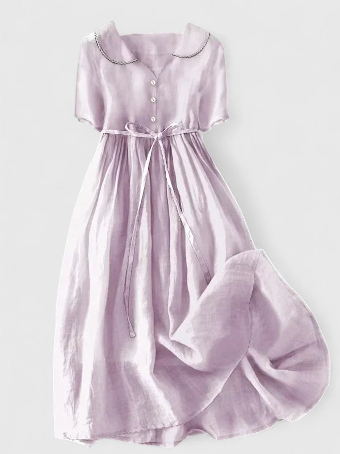 Linen Balance Midi Dress