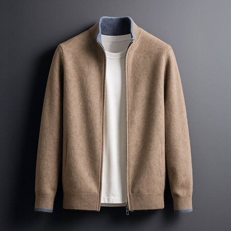 Cardigan zippé