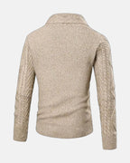 Cárdigan de cuello chal Bergen - LOVRA DESIGN