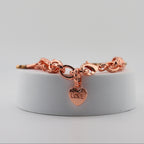 Correa Apple Watch, de cadena con corazón, para mujer, modelo Donatia
