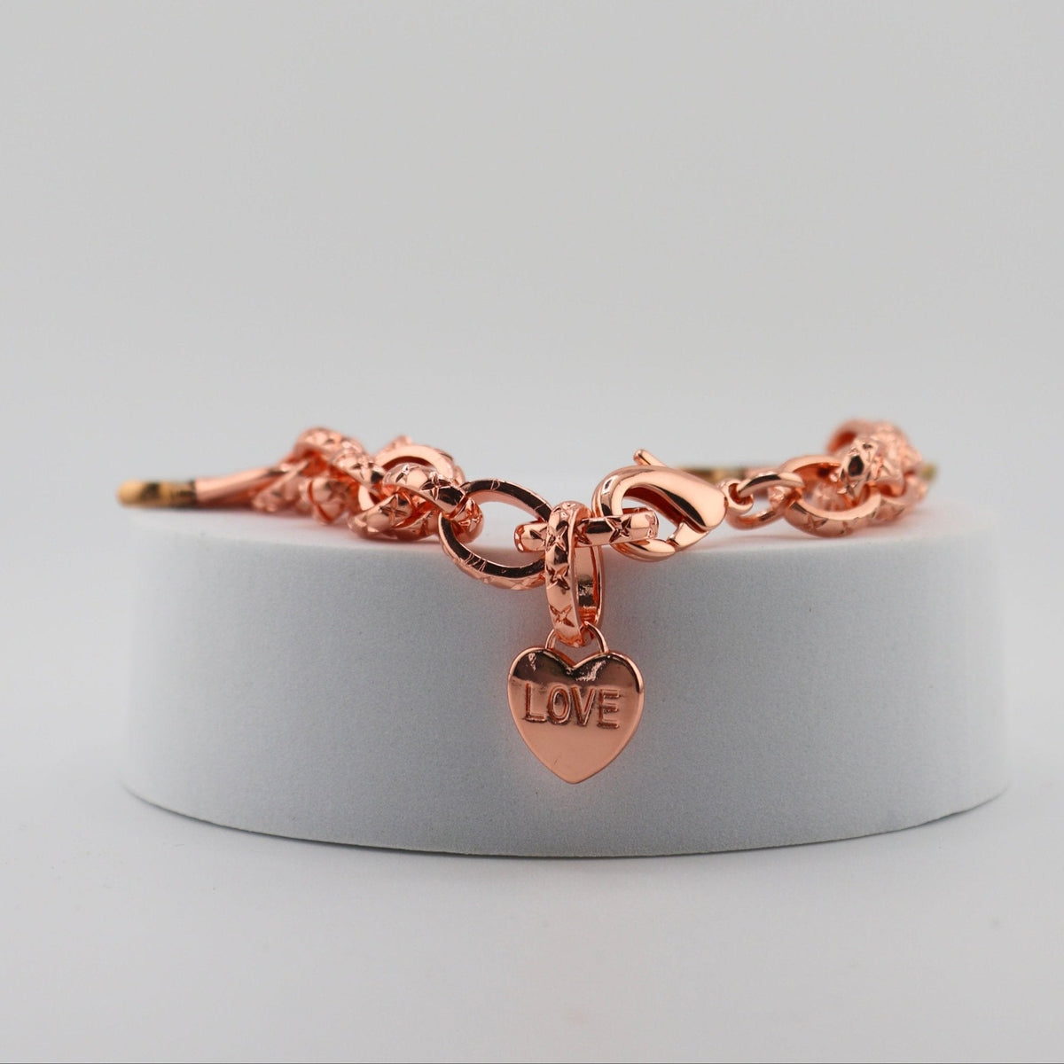 Correa Apple Watch, de cadena con corazón, para mujer, modelo Donatia