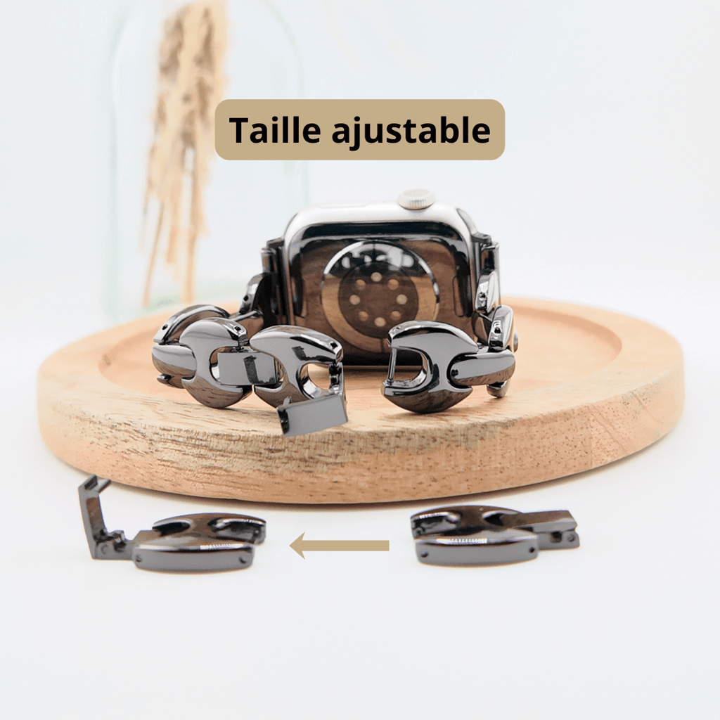 Correa Apple Watch de malla marinera, para mujer, diseño moderno, modelo Vily