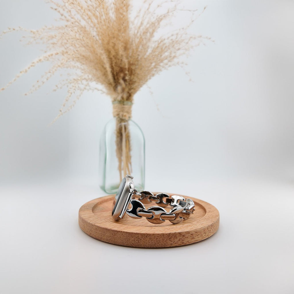 Correa Apple Watch de malla marinera, para mujer, diseño moderno, modelo Vily