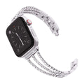 Correa Apple Watch, cristales brillantes, diseño refinado y cierre práctico, ideal para fiestas, modelo Kendja