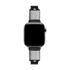 Correa Apple Watch de anillas metálicas, hebilla de espiga, para mujer, modelo Zenda