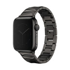 Correa Apple Watch de aleación, eslabones geométricos, acabado lujoso, ajustable, para mujer, modelo Gisca