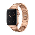 Correa Apple Watch de aleación, eslabones geométricos, acabado lujoso, ajustable, para mujer, modelo Gisca
