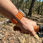 Correa de Apple Watch, de nailon con hebilla alpina, unisex, modelo Zane