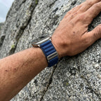 Correa de Apple Watch, de nailon con hebilla alpina, unisex, modelo Zane
