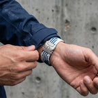 Correa Apple Watch, de nailon estampado, unisex, hebilla táctica, modelo Nélo