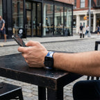 Correa Apple Watch, de nailon estampado, unisex, hebilla táctica, modelo Nélo