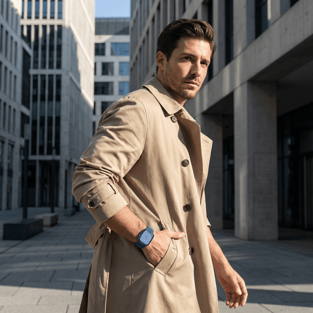 Correa de Apple Watch, de nailon, unisex, modelo Xylon