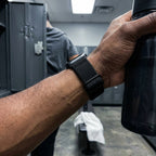 Correa de Apple Watch de nailon trenzado elástico, hebilla deslizante, modelo Zyra