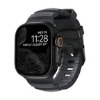 Correa de silicona reforzada para Apple Watch, hebilla resistente, look moderno para Apple Watch 44-49mm, modelo Sadius