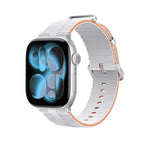 Pulsera de silicona texturizada para Apple Watch, con hebilla robusta de acero inoxidable, comodidad absoluta, modelo Guetta