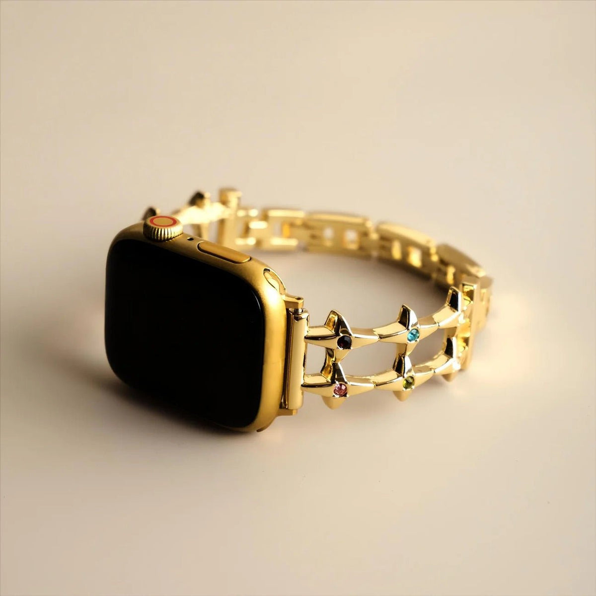 Correa Apple Watch de estrellas, para mujer, circonitas de colores, modelo Érima