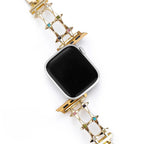 Correa Apple Watch de estrellas, para mujer, circonitas de colores, modelo Érima