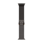 Correa de acero inoxidable para Apple Watch, malla milanesa, cierre táctico, modelo Elanko