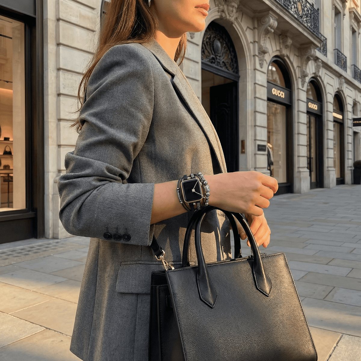Correa Apple Watch, multicapa, multicolgantes, para mujer, modelo Fidi
