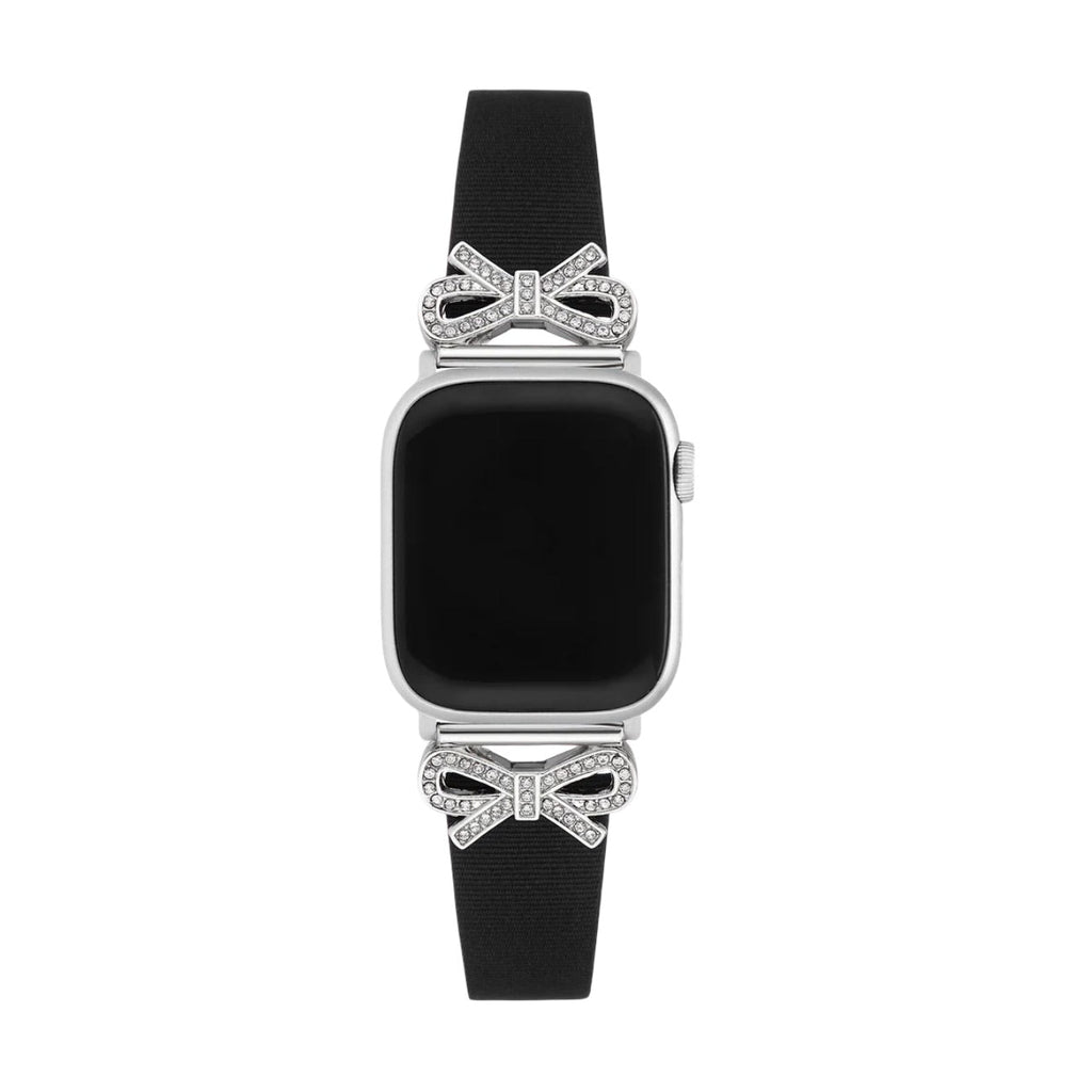 Correa para Apple Watch, cinta texturizada con lazos engastados con strass, para mujer, modelo Ravia