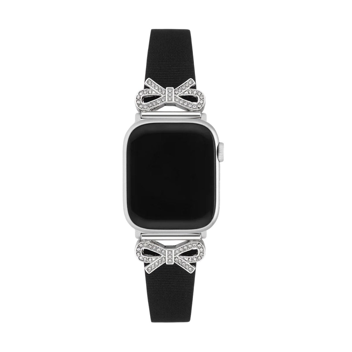 Correa para Apple Watch, cinta texturizada con lazos engastados con strass, para mujer, modelo Ravia