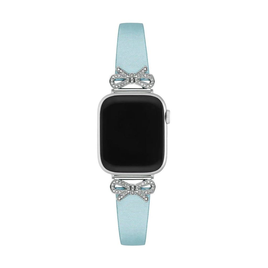 Correa para Apple Watch, cinta texturizada con lazos engastados con strass, para mujer, modelo Ravia