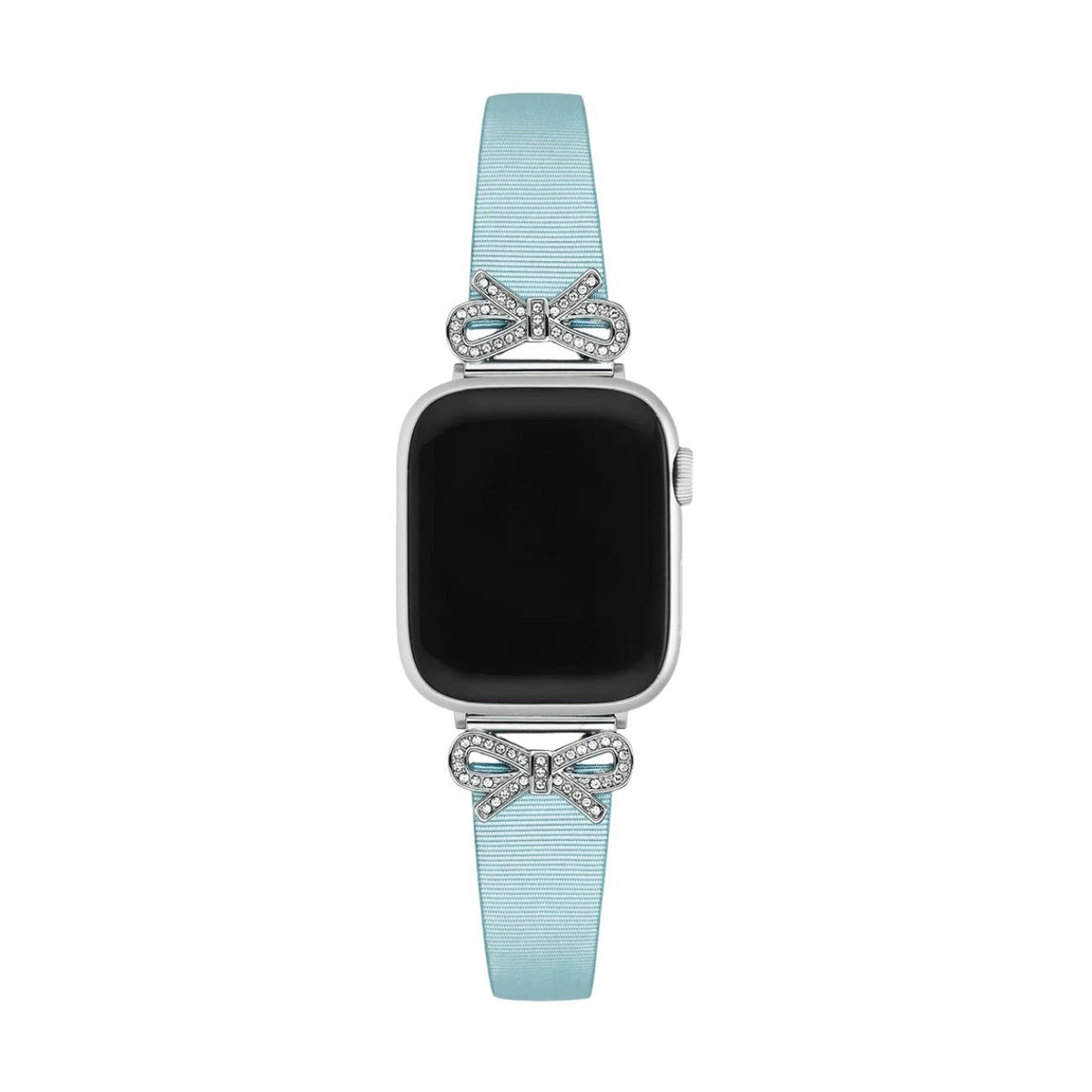 Correa para Apple Watch, cinta texturizada con lazos engastados con strass, para mujer, modelo Ravia
