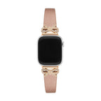 Correa para Apple Watch, cinta texturizada con lazos engastados con strass, para mujer, modelo Ravia