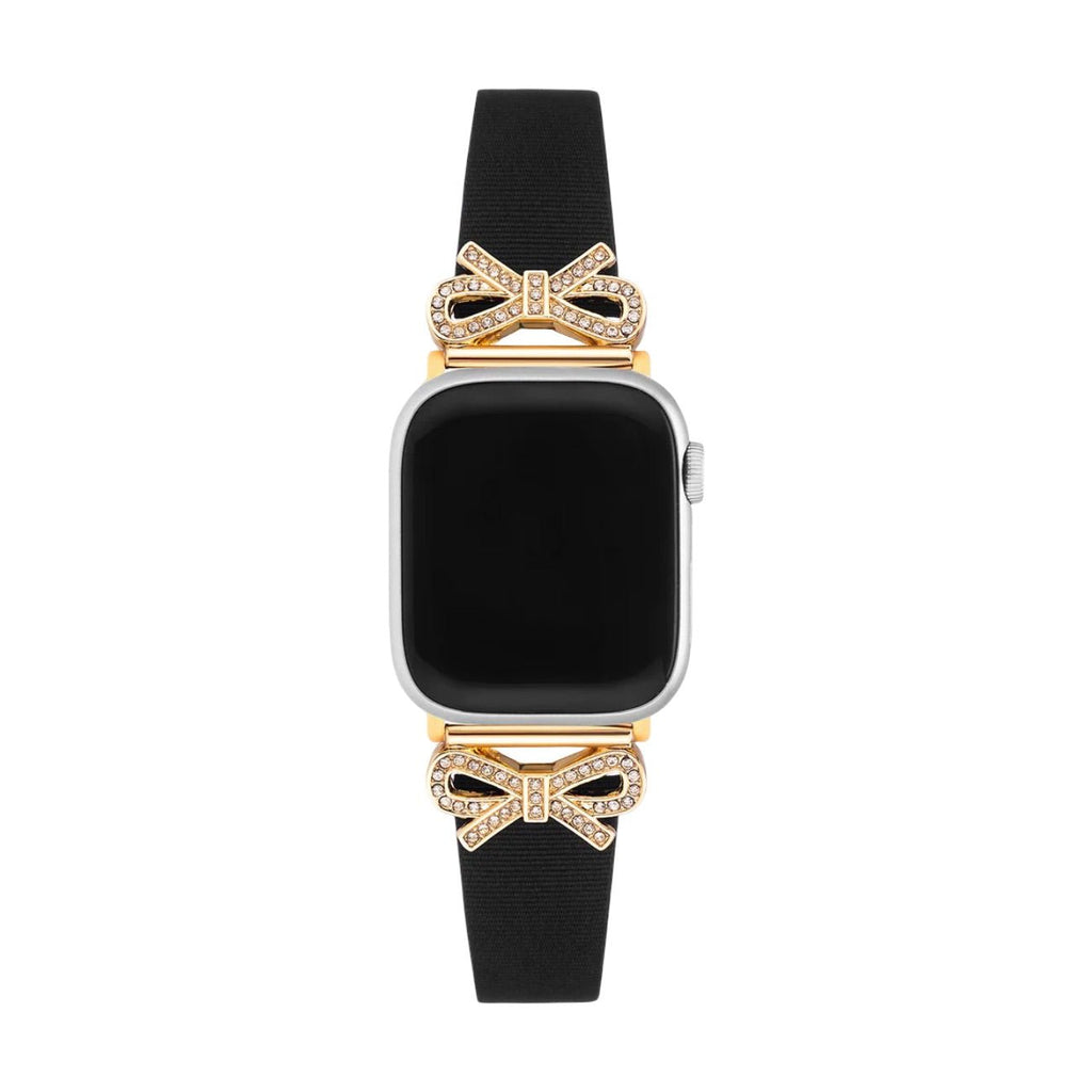 Correa para Apple Watch, cinta texturizada con lazos engastados con strass, para mujer, modelo Ravia