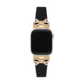 Correa para Apple Watch, cinta texturizada con lazos engastados con strass, para mujer, modelo Ravia