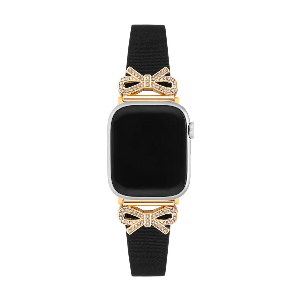 Correa para Apple Watch, cinta texturizada con lazos engastados con strass, para mujer, modelo Ravia