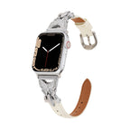 Correa Apple Watch, motivo mariposa engastado con pedrería, para mujer, modelo Djibi