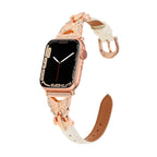 Correa Apple Watch, motivo mariposa engastado con pedrería, para mujer, modelo Djibi