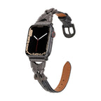 Correa Apple Watch, motivo mariposa engastado con pedrería, para mujer, modelo Djibi