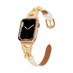 Correa Apple Watch, motivo mariposa engastado con pedrería, para mujer, modelo Djibi