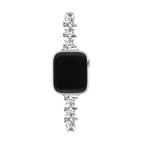 Correa Apple Watch, para mujer, de metal, estrellas centelleantes, modelo Kira