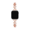Correa Apple Watch, para mujer, de metal, estrellas centelleantes, modelo Kira