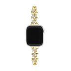 Correa Apple Watch, para mujer, de metal, estrellas centelleantes, modelo Kira