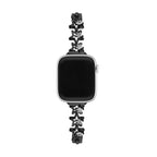 Correa Apple Watch, para mujer, de metal, estrellas centelleantes, modelo Kira